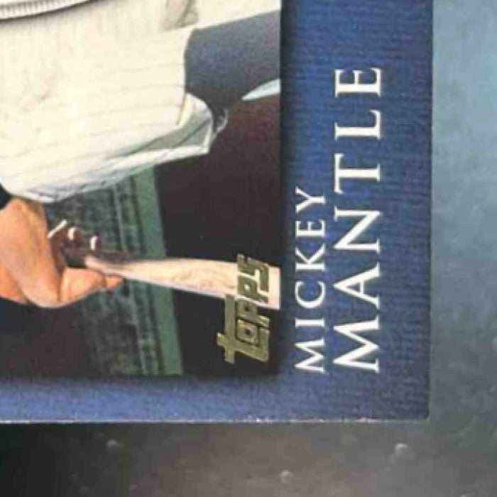 2012 Topps Mickey Mantle Retired Number Patches (7) #RN-MM New York Yankees - Sports Cards