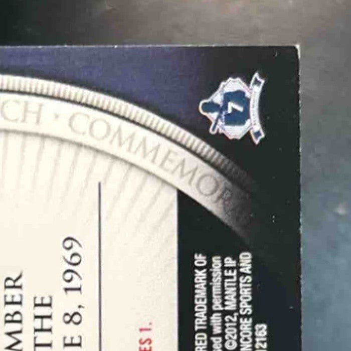 2012 Topps Mickey Mantle Retired Number Patches (7) #RN-MM New York Yankees - Sports Cards