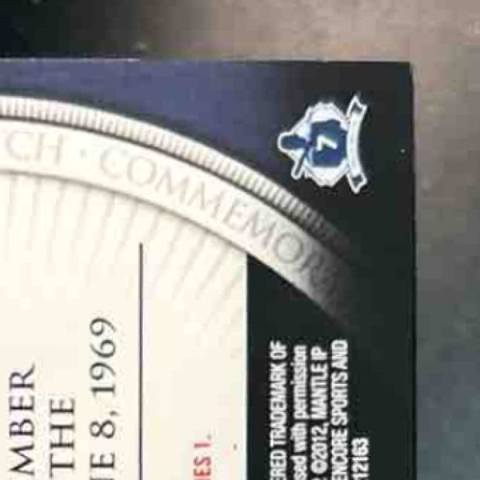 2012 Topps Mickey Mantle Retired Number Patches ’#7’’ - #RN-MM New York Yankees - Sports Cards