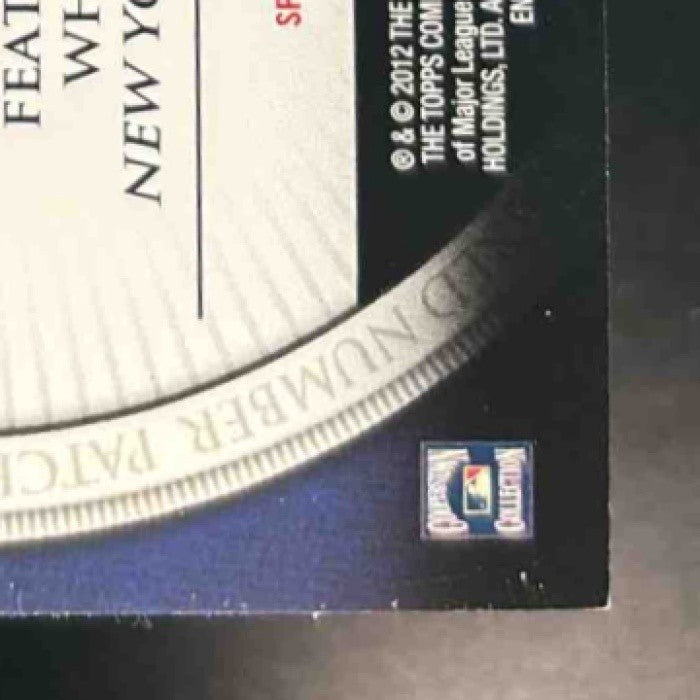 2012 Topps Mickey Mantle Retired Number Patches (7) #RN-MM New York Yankees - Sports Cards