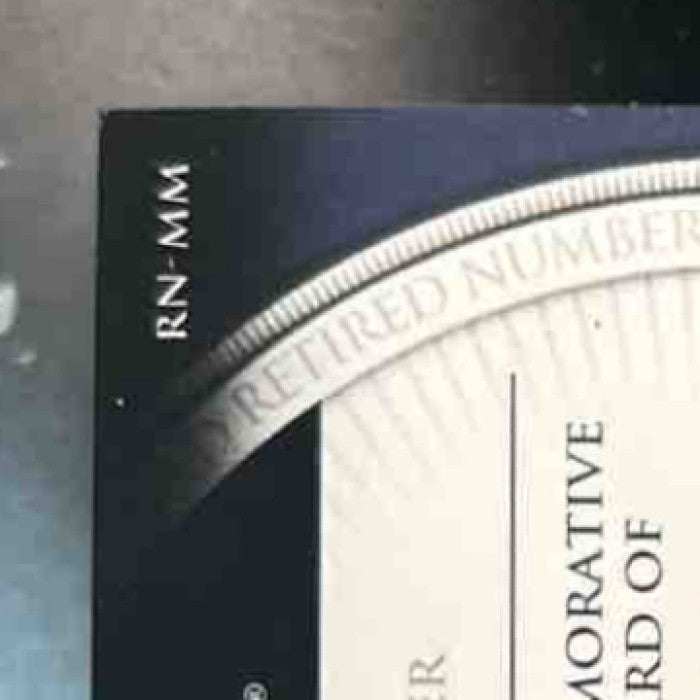 2012 Topps Mickey Mantle Retired Number Patches ’#7’’ - #RN-MM New York Yankees - Sports Cards