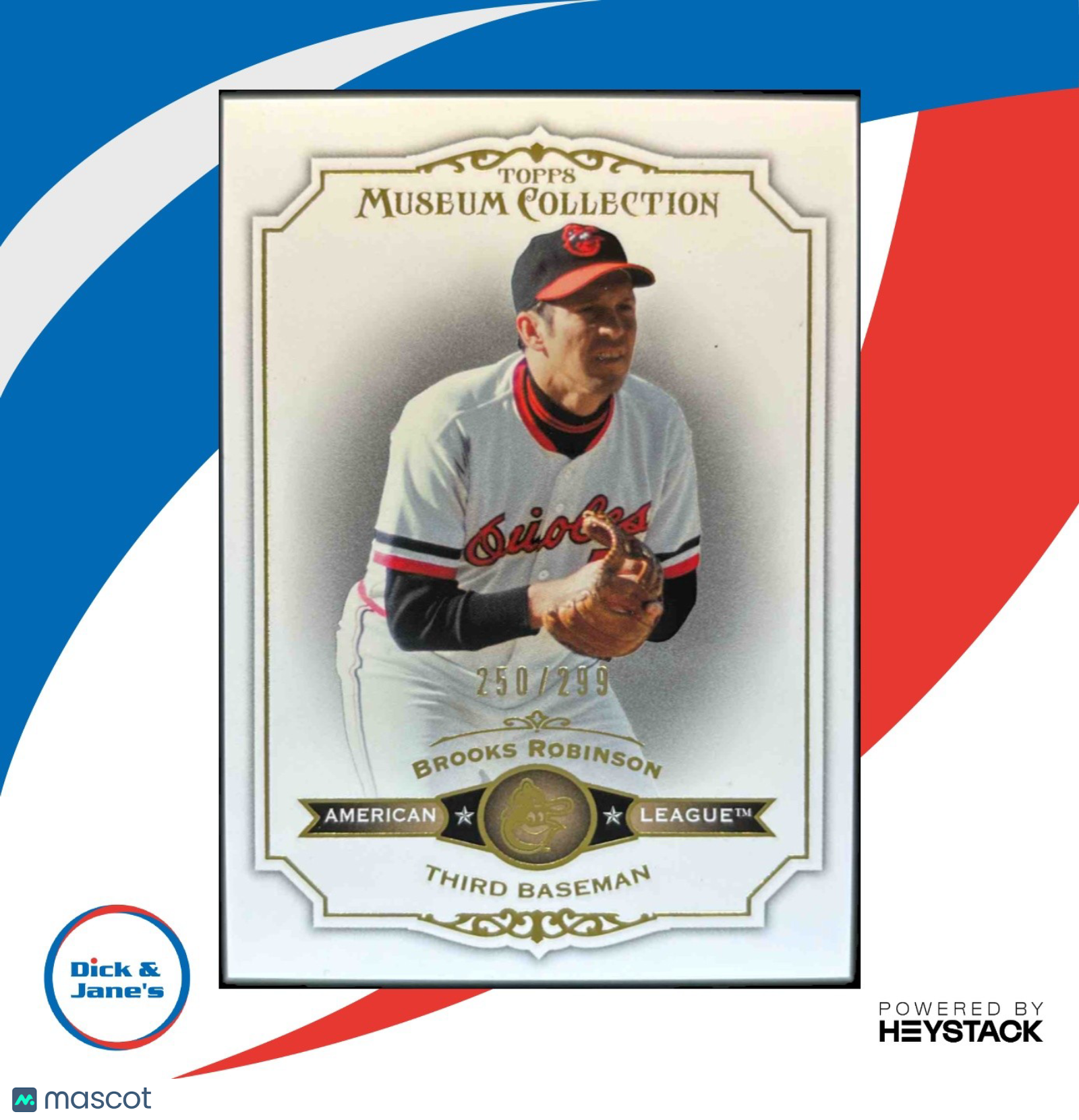 2012 Topps Museum Collection Brooks Robinson Copper 250/299 94 Baltimore Orioles - Sports Cards