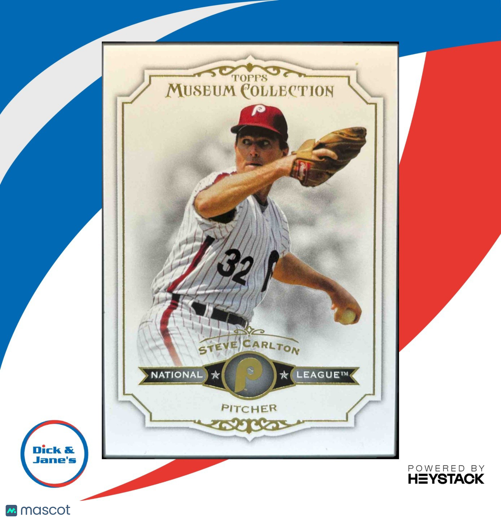 2012 Topps Museum Collection Steve Carlton #98 Philadelphia Phillies - Sports Cards
