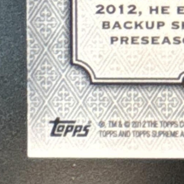 2012 Topps Supreme Nick Foles Blue /96 #59 RC Philadelphia Eagles - Sports Cards