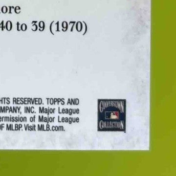 2012 Topps Tribute Paul Molitor Black 6/60 #55 Milwaukee Brewers - Sports Cards