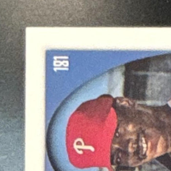 2013 Bowman Chrome Jimmy Rollins Blue Sapphire Refractor Rookie Reprints #181 - Sports Cards