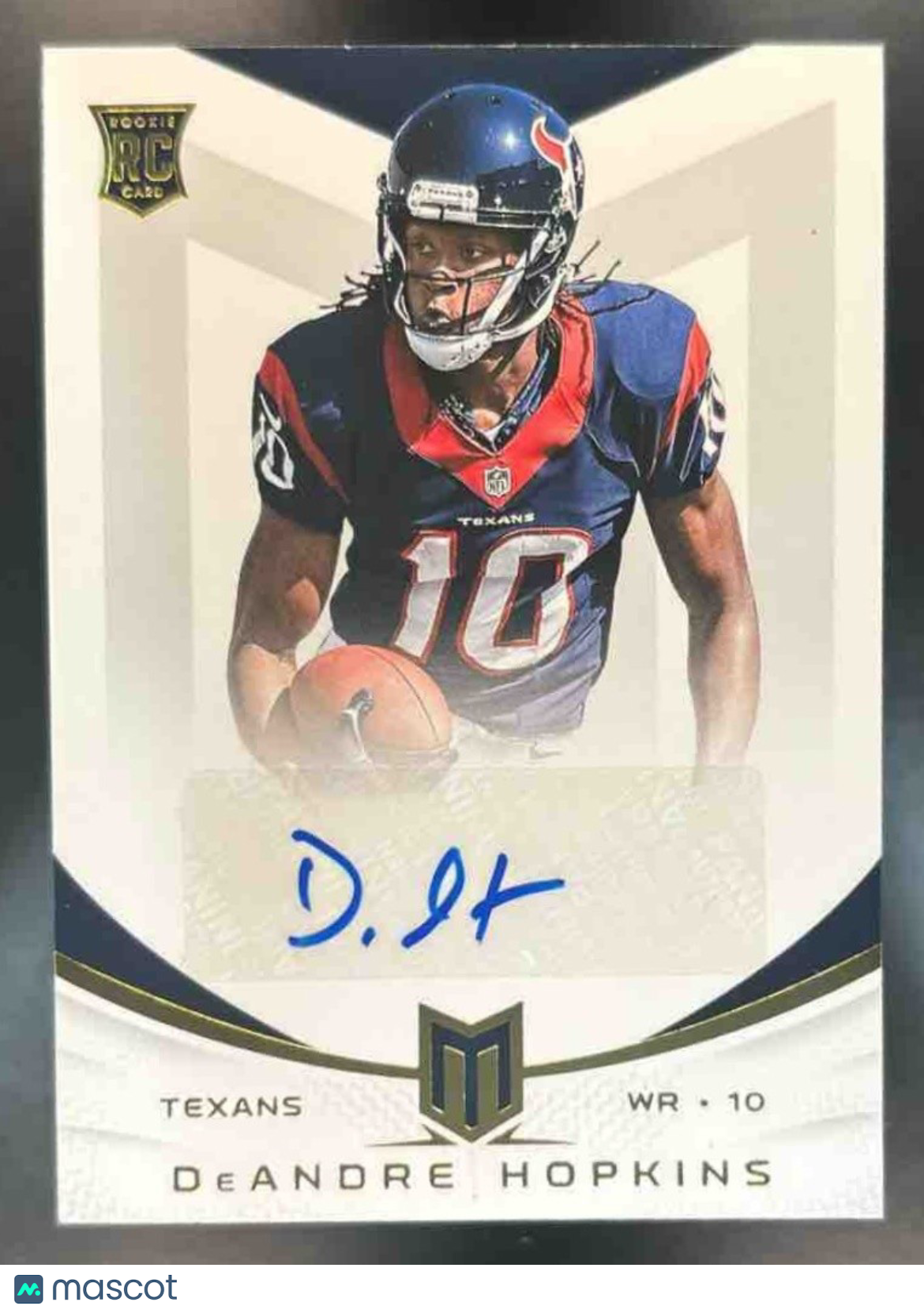 2013 Panini Momentum DeAndre Hopkins Signatures Gold /49 RC Auto Houston Texans - Sports Cards