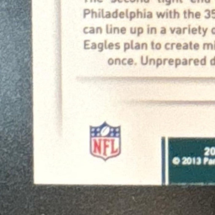 2013 Panini Prestige Zach Ertz Prestigious Picks Gold #16 RC Philadelphia Eagles - Sports Cards