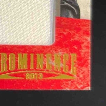 2013 Prominence Johnthan Banks Rookie Rated Patch Auto /225 #143 RC Buccaneers - Sports Cards