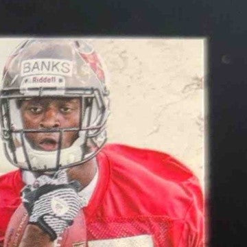 2013 Prominence Johnthan Banks Rookie Rated Patch Auto /225 #143 RC Buccaneers - Sports Cards