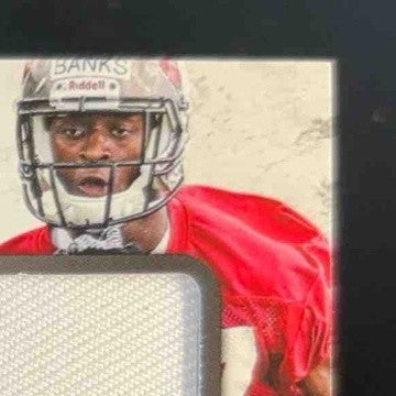 2013 Prominence Johnthan Banks Rookie Rated Patch Auto /225 #143 RC Buccaneers - Sports Cards