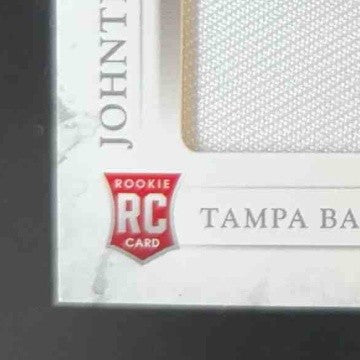 2013 Prominence Johnthan Banks Rookie Rated Patch Auto /225 #143 RC Buccaneers - Sports Cards