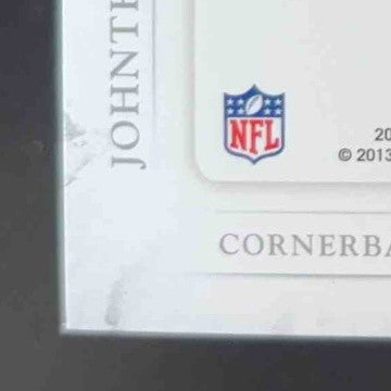 2013 Prominence Johnthan Banks Rookie Rated Patch Auto /225 #143 RC Buccaneers - Sports Cards