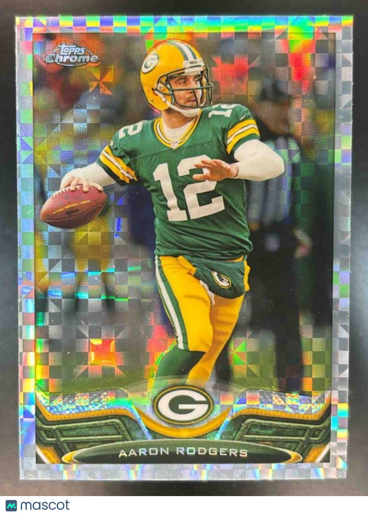 2013 Topps Chrome Aaron Rodgers Xfractors #150 Green Bay Packers - Sports Cards