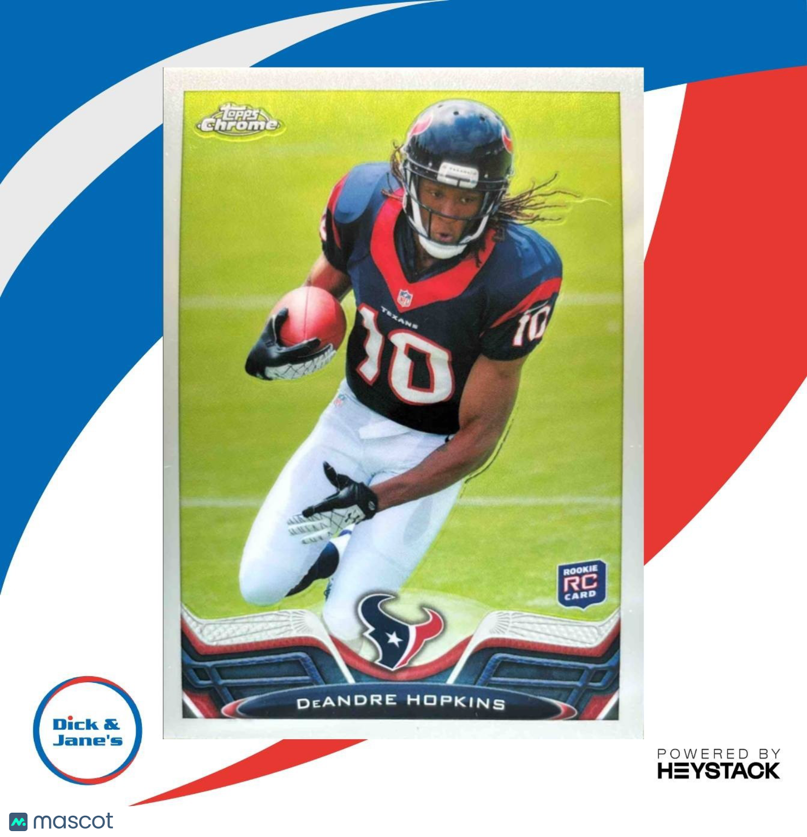 2013 Topps Chrome DeAndre Hopkins #154a RC Houston Texans - Sports Cards