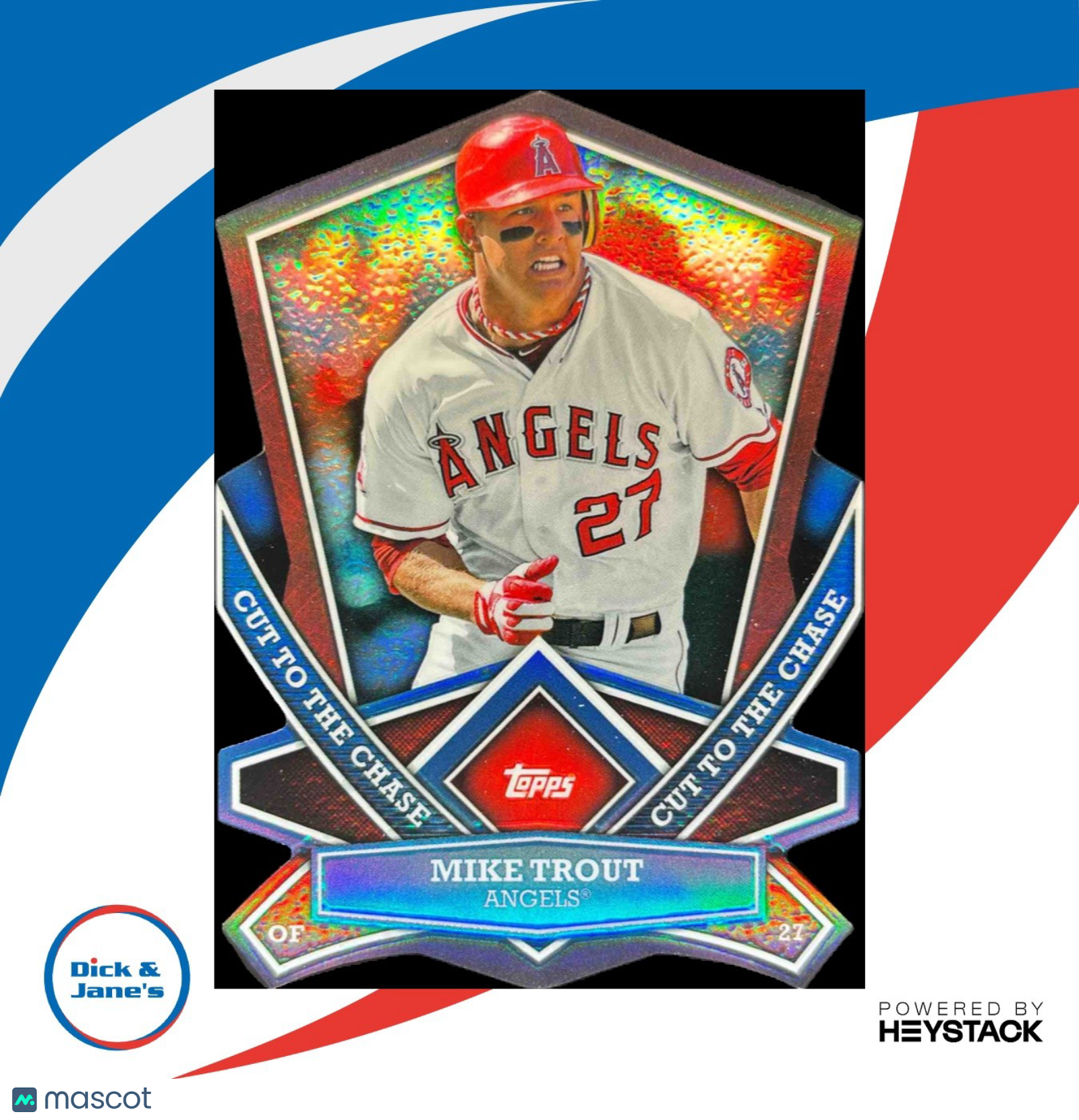 2013 Topps Mike Trout Cut to the Chase #CTC-1 Los Angeles Angels - Sports Cards