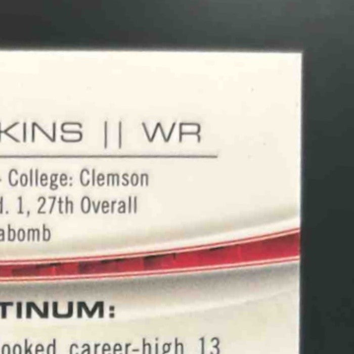 2013 Topps Platinum DeAndre Hopkins Flame Refractor #122 RC Houston Texans - Sports Cards