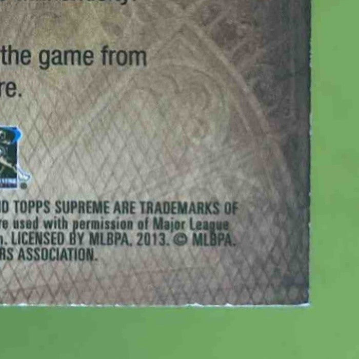 2013 Topps Supreme Jose Reyes Blue /20 #SA-JR Auto Toronto Jays - Sports Cards