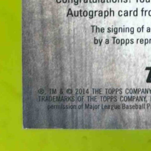 2014 Bowman Inception Carlos Correa Prospect Auto Blue 8/75 PA-CC Houston Astros - Sports Cards