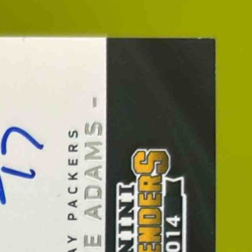 2014 Contenders Rookie of the Year Davante Adams Auto #RDA-DV Green Bay Packers - Sports Cards