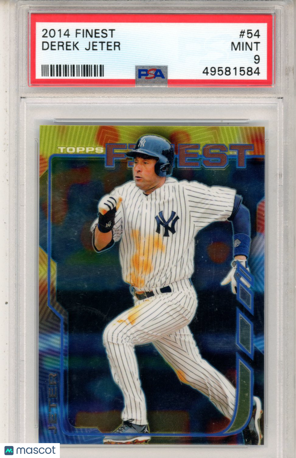 2014 Finest Derek Jeter #54 PSA 9 - Graded Sports Cards