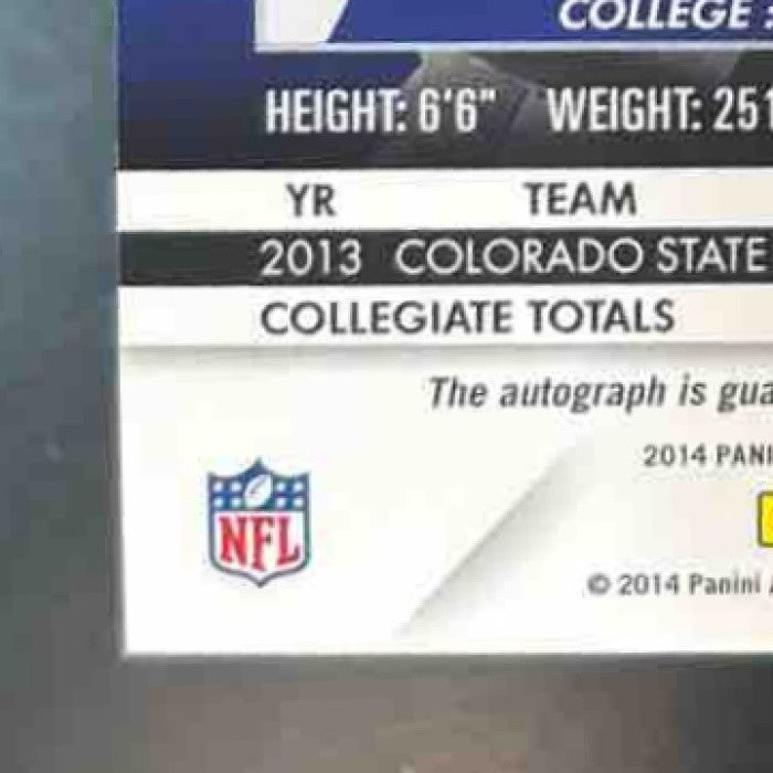 2014 Panini Absolute Crockett Gillmore Spectrum Silver AUTO /99 #189 RC Ravens - Sports Cards