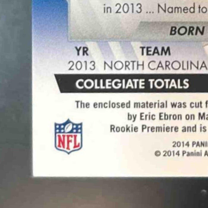 2014 Panini Absolute Eric Ebron Tools of the Trade Quad Jersey /99 RC Lions - Sports Cards