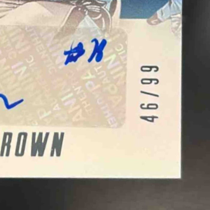 2014 Panini Absolute Philly Brown Silver /99 #155 RC Auto Carolina Panthers - Sports Cards