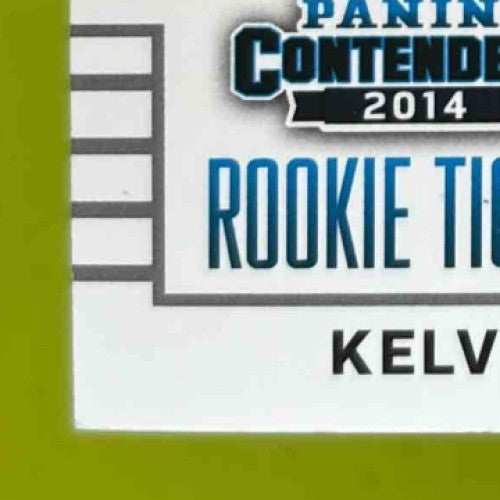 2014 Panini Contenders Kelvin Benjamin Rookie Ticket Swatches RC Panthers - Sports Cards