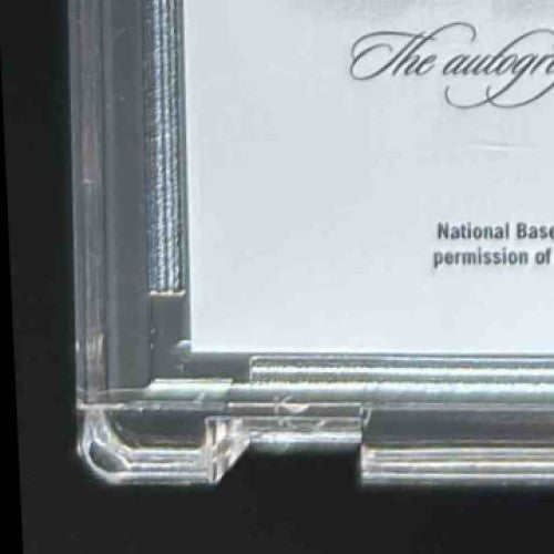 2014 Panini Hall of Fame 75th #38 Johnny Bench Signatures Blue /25 Auto Reds - Sports Cards