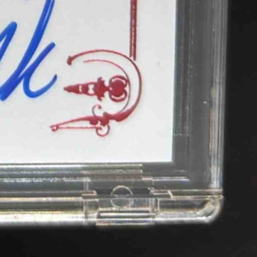 2014 Panini Hall of Fame 75th Carlton Fisk Signatures Red /50 14 Auto Boston Sox - Sports Cards