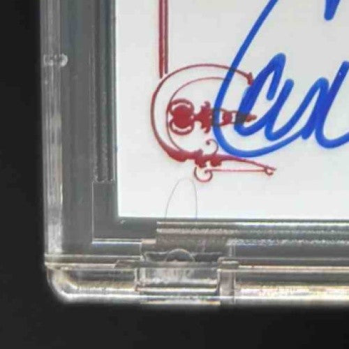 2014 Panini Hall of Fame 75th Carlton Fisk Signatures Red /50 14 Auto Boston Sox - Sports Cards