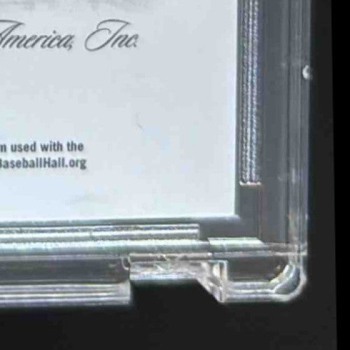 2014 Panini Hall of Fame 75th Carlton Fisk Signatures Red /50 14 Auto Boston Sox - Sports Cards