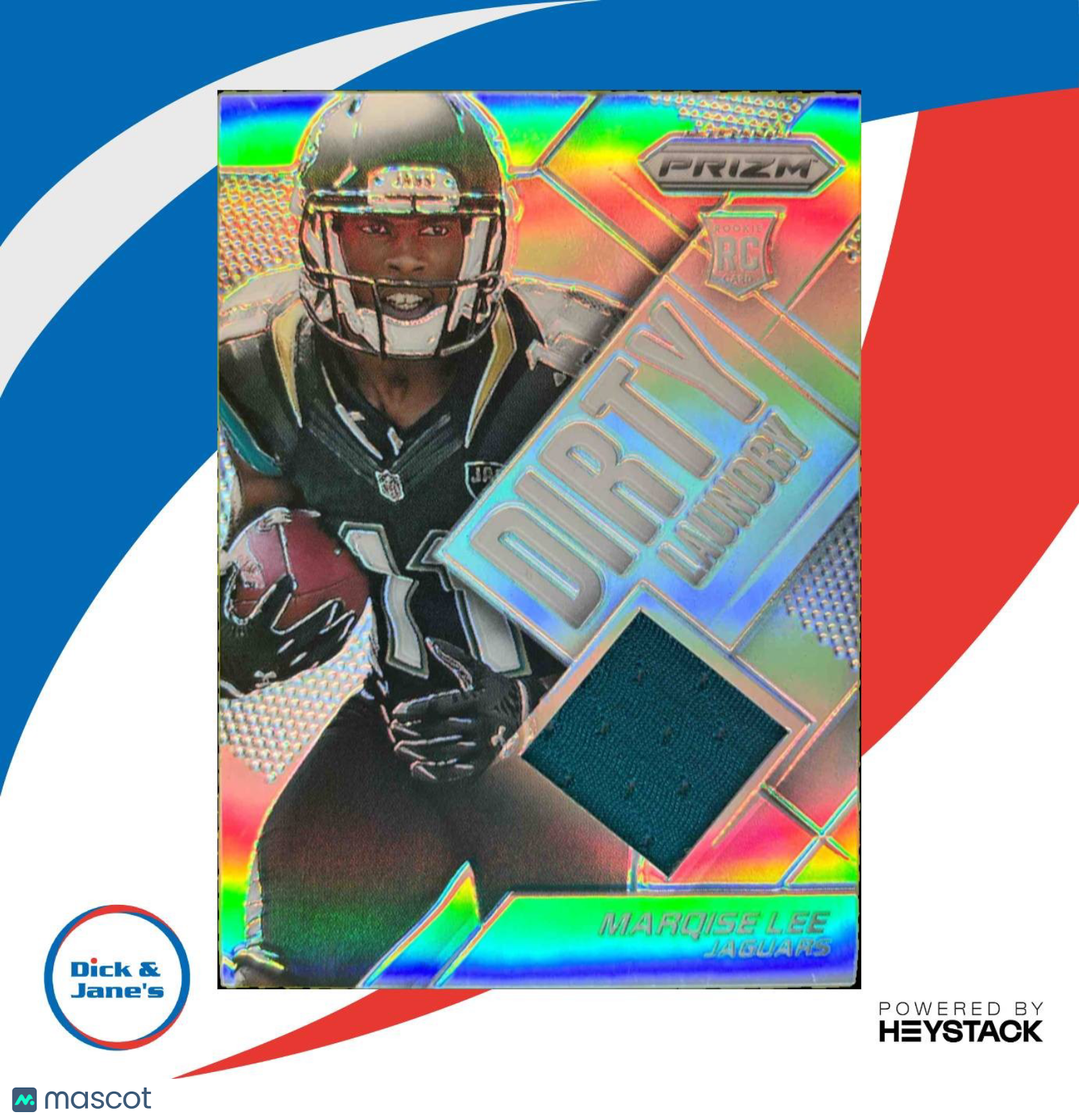 2014 Panini Prizm Marqise Lee Dirty Laundry Prizms MEM RC Jacksonville Jaguars - Sports Cards