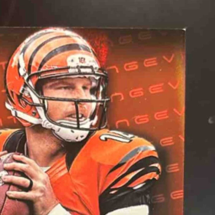 2014 Panini Rookies & Stars Andy Dalton Patch Auto /10 MEM Cincinnati Bengals - Sports Cards