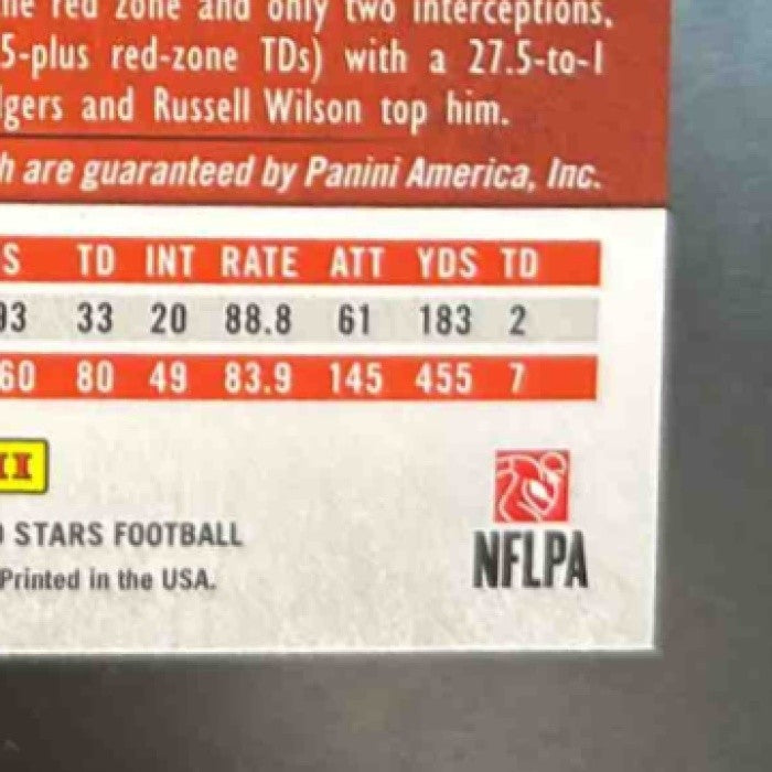 2014 Panini Rookies & Stars Andy Dalton Patch Auto /10 MEM Cincinnati Bengals - Sports Cards