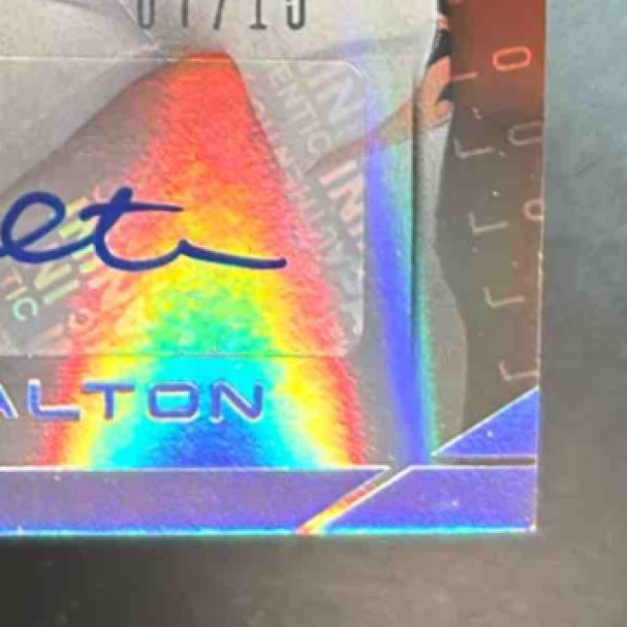 2014 Panini Rookies & Stars Andy Dalton Patch Auto /10 MEM Cincinnati Bengals - Sports Cards