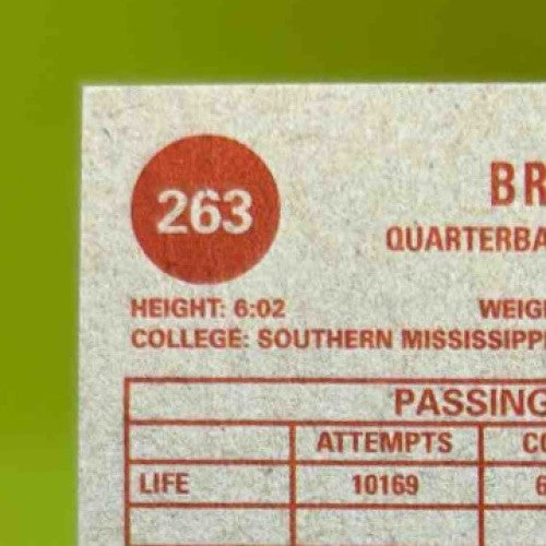 2014 Topps Brett Favre 1963 Mini #263 Green Bay Packers - Sports Cards