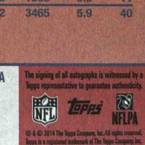 2014 Topps Charles Sims 1985 Auto 3/150 #334 RC Tampa Bay Buccaneers - Sports Cards