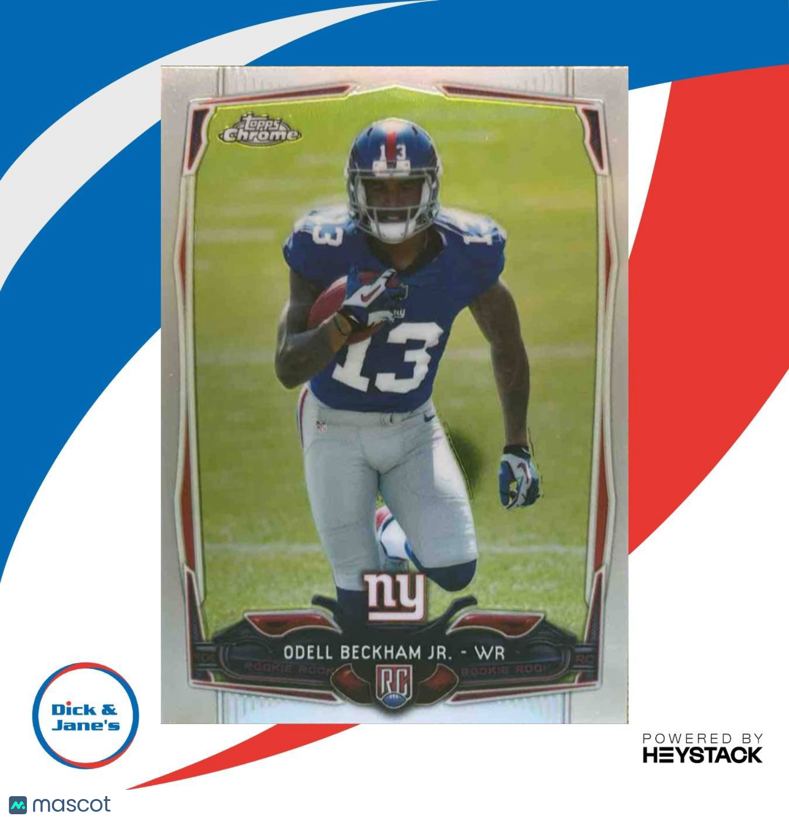 2014 Topps Chrome Odell Beckham Jr. #117 RC New York Giants - Sports Cards