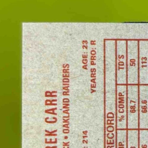2014 Topps Derek Carr 1963 Mini #211 RC Oakland Raiders - Sports Cards