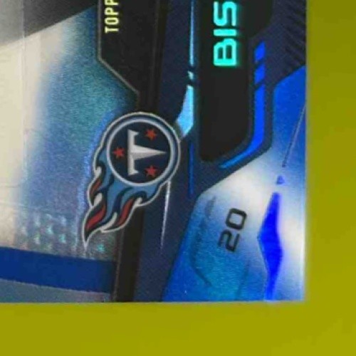 2014 Topps Finest Bishop Sankey Rookie Auto Blue Refractor 23/25 #143 RC Titans - Sports Cards