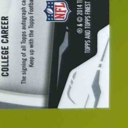 2014 Topps Finest Bishop Sankey Rookie Auto Blue Refractor 23/25 #143 RC Titans - Sports Cards