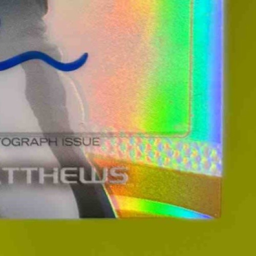 2014 Topps Finest Jordan Matthews Rookie Patch Auto Gold Refractor /50 Eagles - Sports Cards