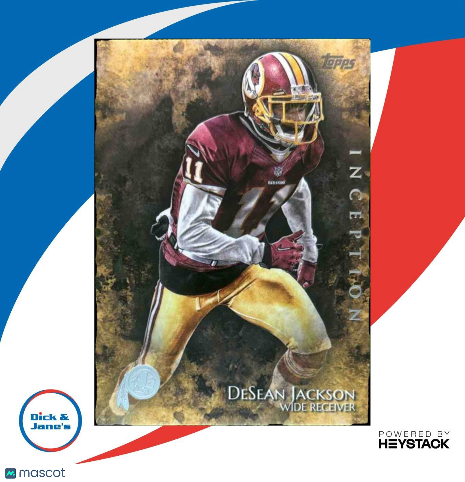 2014 Topps Inception DeSean Jackson #53 Washington Redskins - Sports Cards