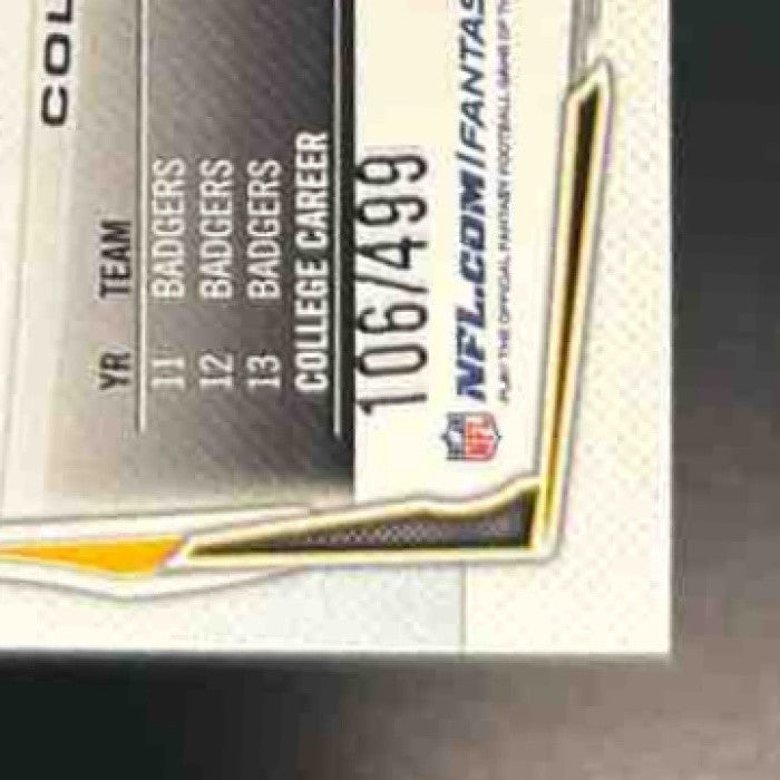 2014 Topps Jared Abbrederis Pink /499 #423 RC Green Bay Packers - Sports Cards