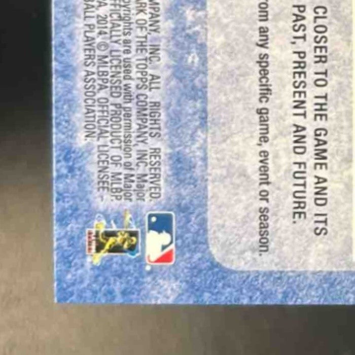2014 Topps Mini Derek Jeter Relics #MR-DJ New York Yankees - Sports Cards