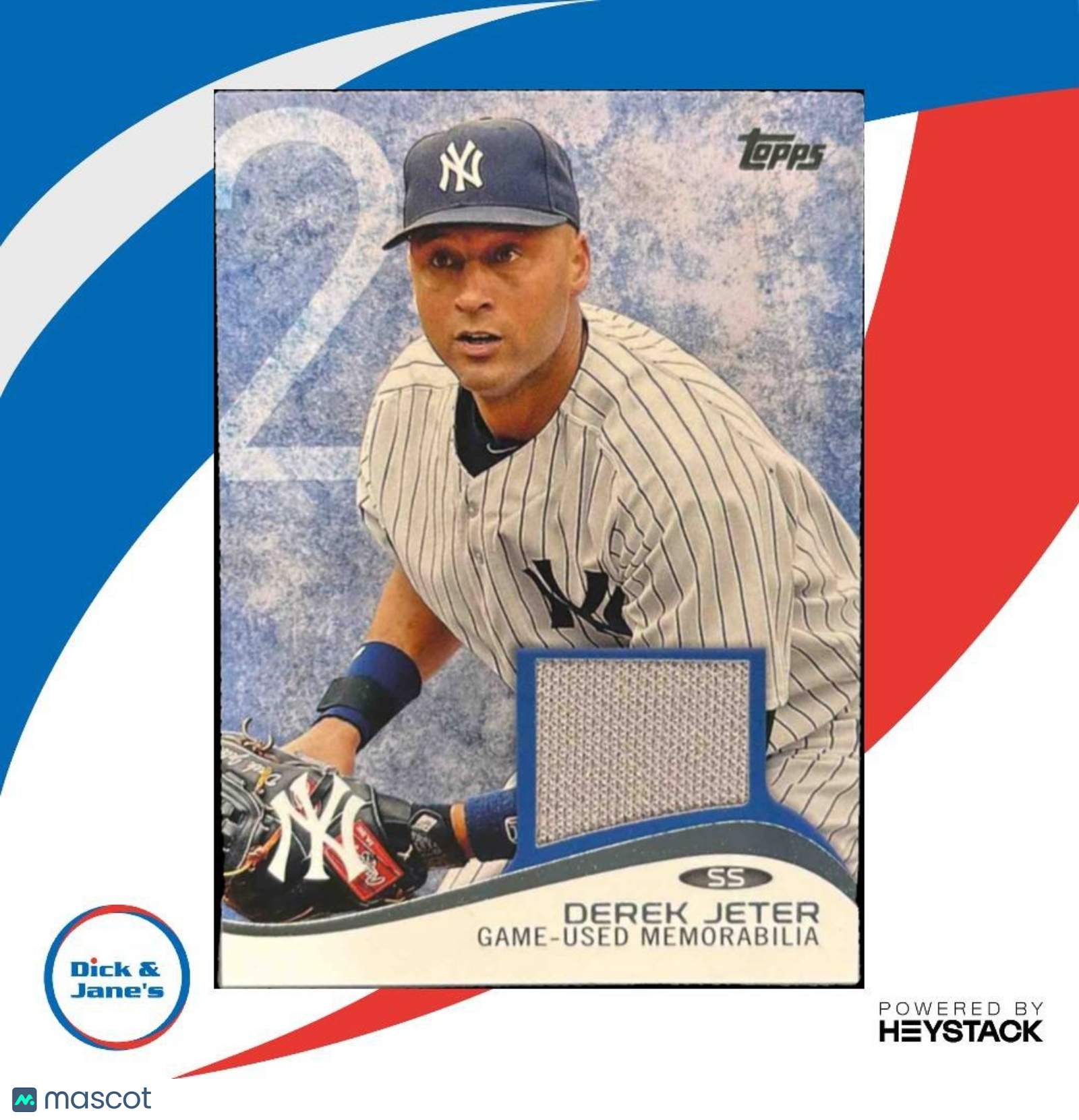 2014 Topps Mini Derek Jeter Relics #MR-DJ New York Yankees - Sports Cards
