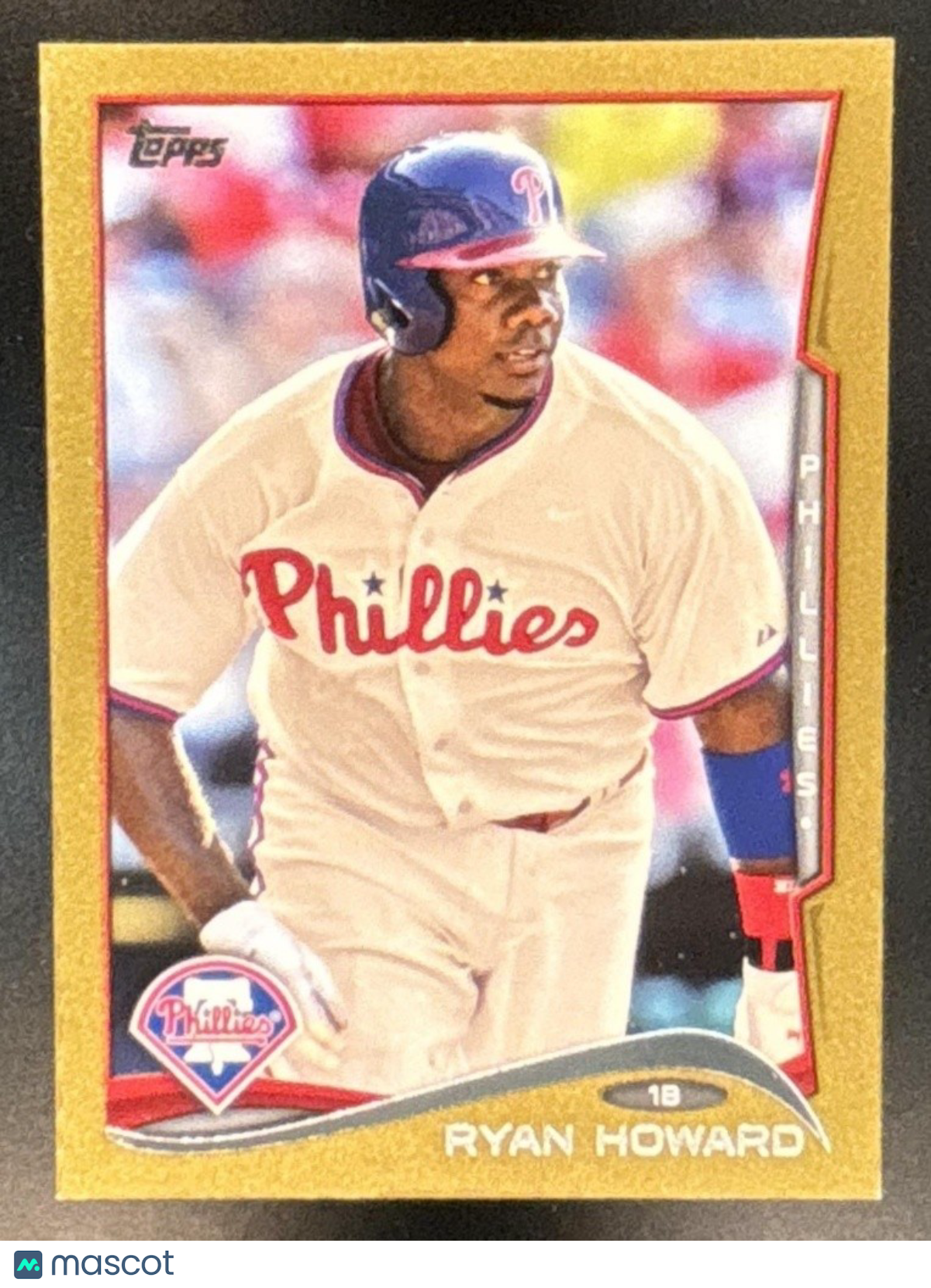 2014 Topps Mini Ryan Howard Gold /63 #105 Philadelphia Phillies - Sports Cards