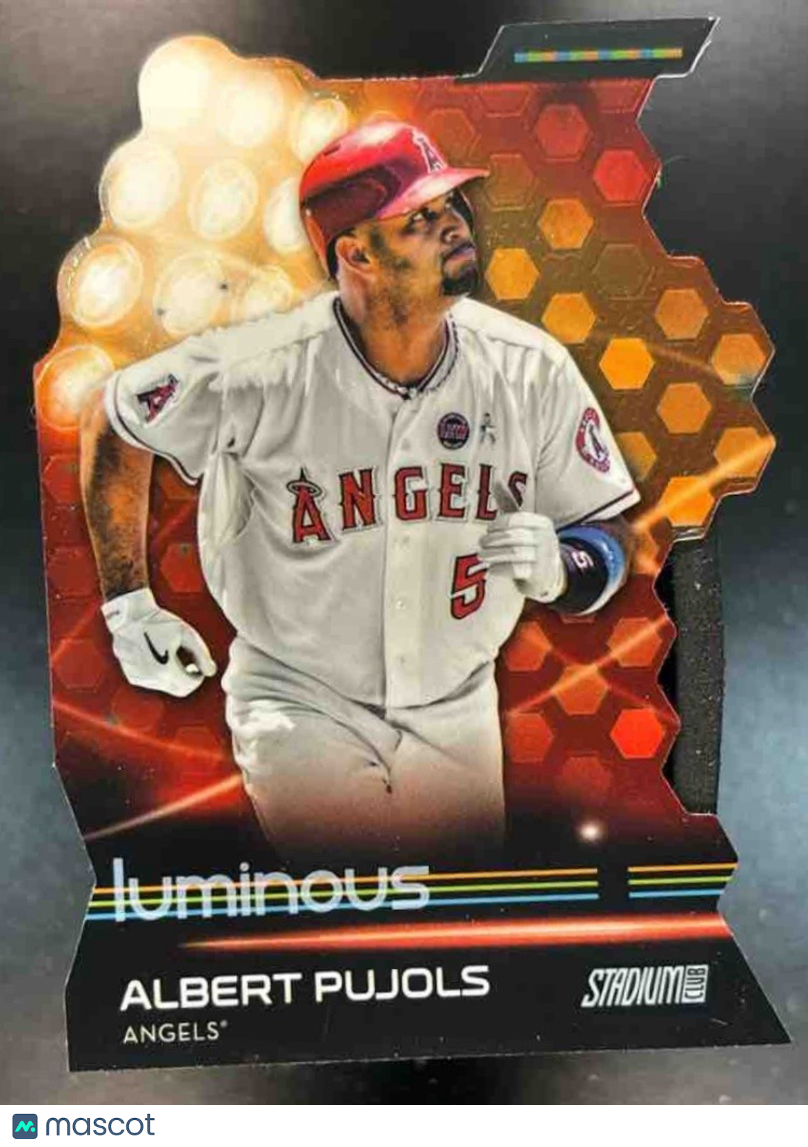 2014 Topps Stadium Club Albert Pujols Triumvirates Luminous Los Angeles Angels - Sports Cards